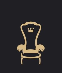 silla con corona